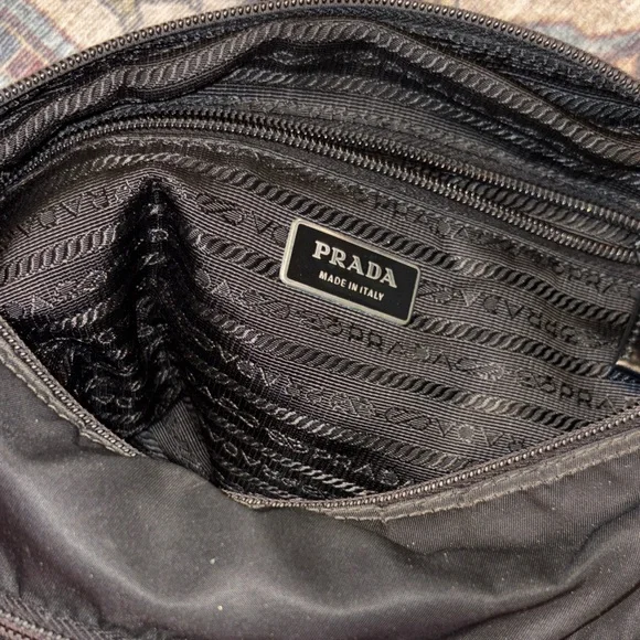 Prada Black Nylon Messenger Crossbody Bag - Picture 5 of 6
